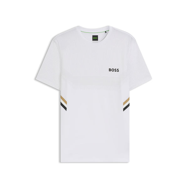 Boss t-shirt Tech TOC 50543329 hvid