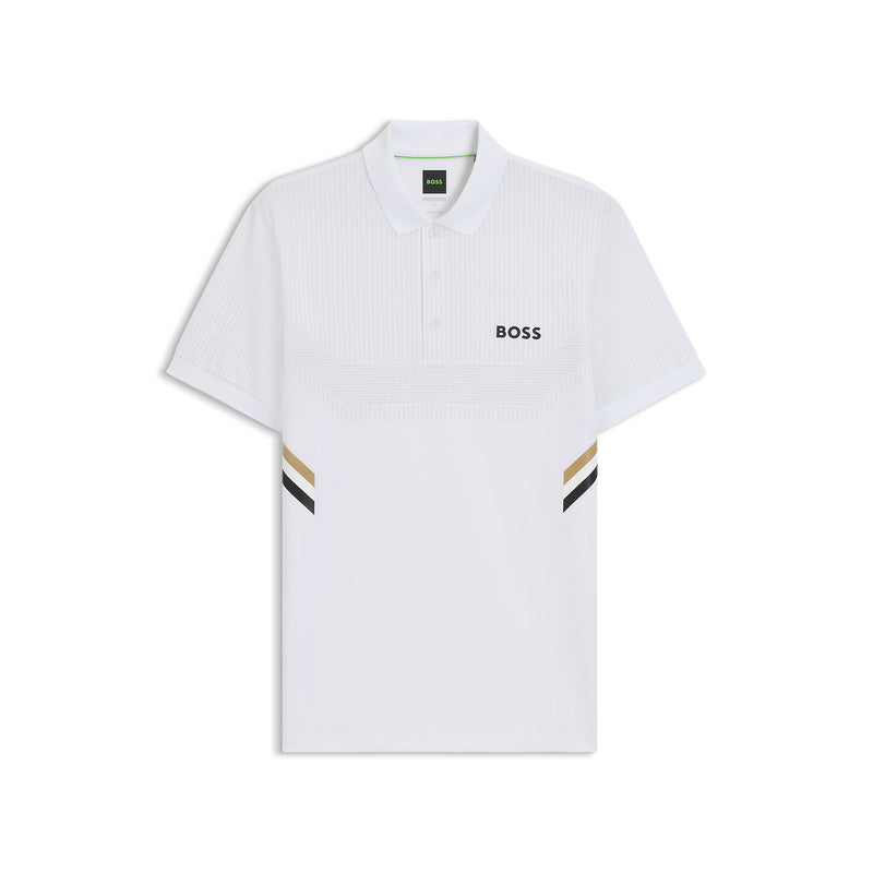 Boss polo t-shirt Paule TOC 50543349 hvid