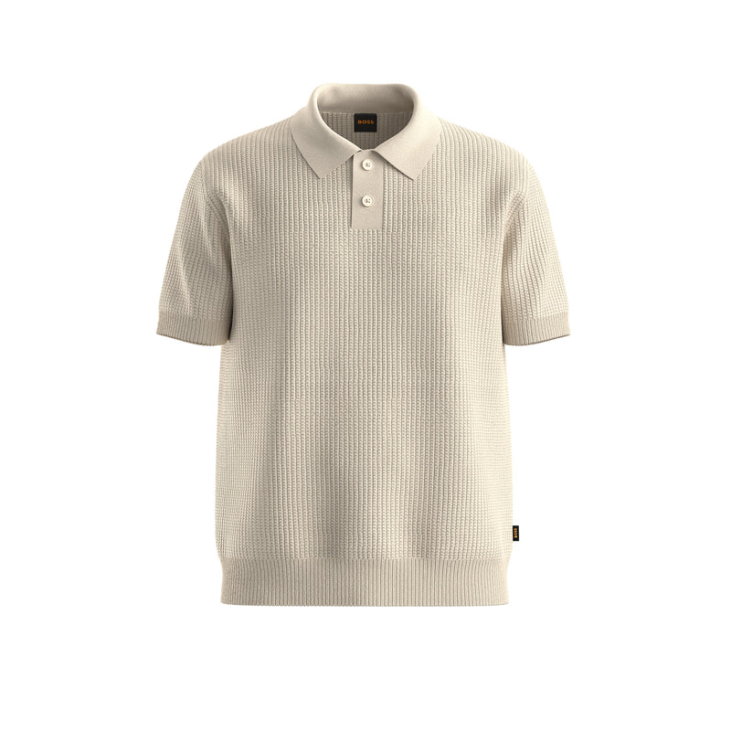 Boss strik polo Akoppo 50543670 offwhite