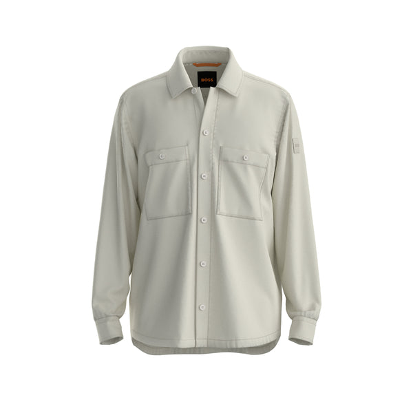 Boss overshirt Locky 2 50545436 sand