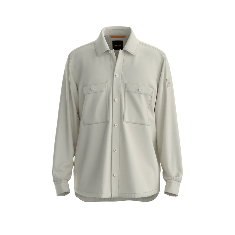 Boss overshirt Locky 2 50545436 sand