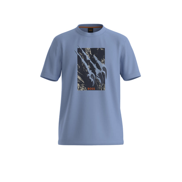 Boss t-shirt Animali 50546362 lyseblå