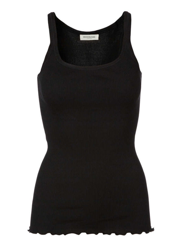 Rosemunde RWBelle Silk U-Neck Top 5182 Col. Black