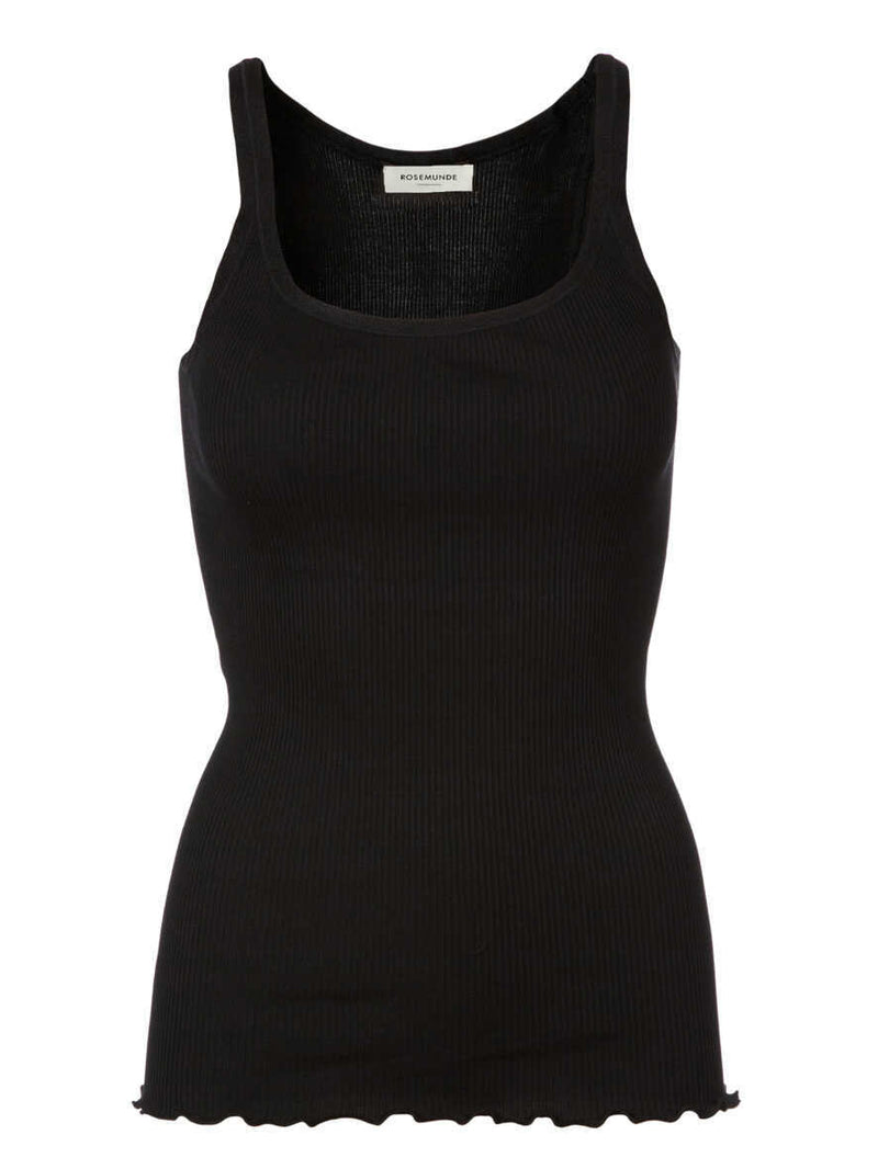 Rosemunde RWBelle Silk U-Neck Top 5182 Col. Black