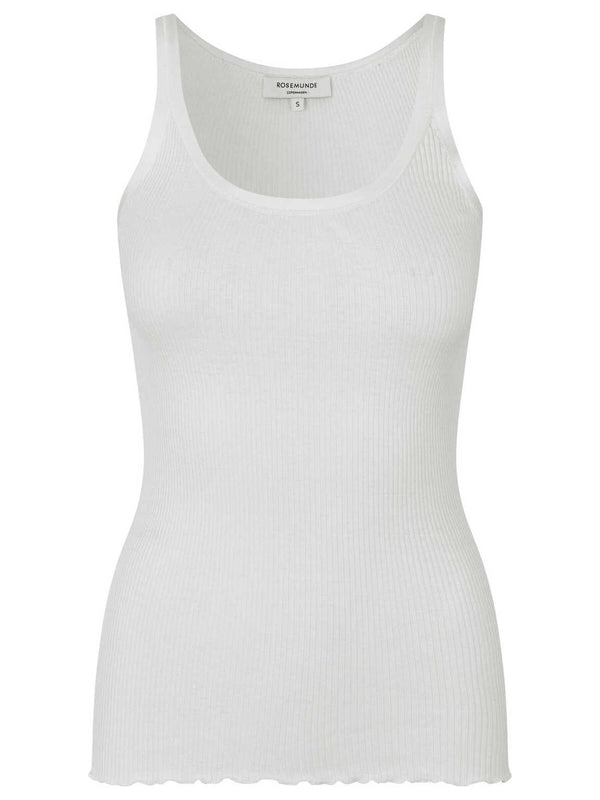Rosemunde RWBelle Silk U-Neck Top 5182 Col. New White