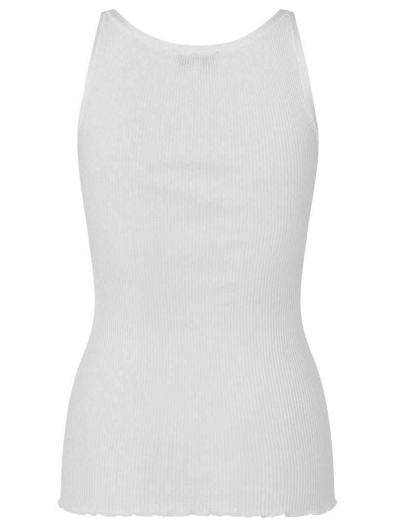 Rosemunde RWBelle Silk U-Neck Top 5182 Col. New White