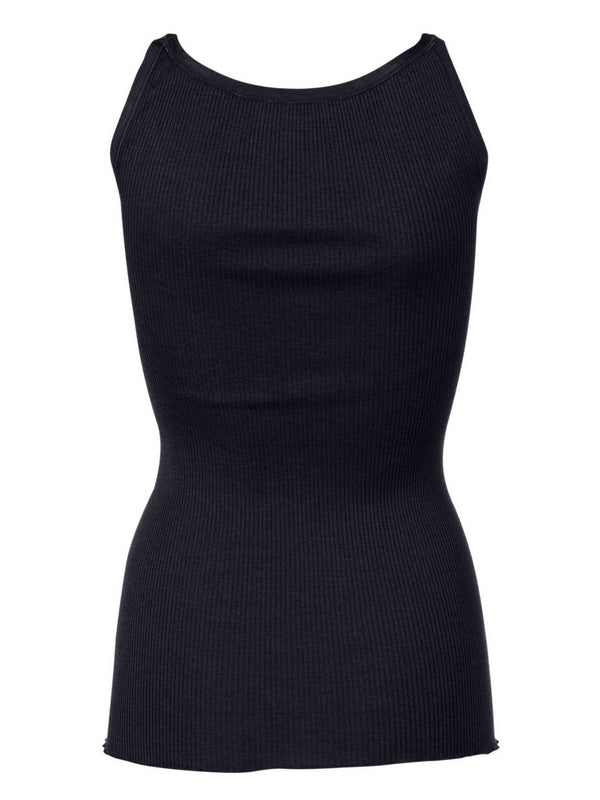Rosemunde RWBelle Silk U-Neck Top 5182 Col. Navy