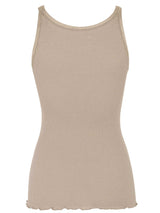 Rosemunde RWBelle Silk U-Neck Top 5182 Col. Cacao