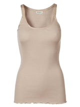 Rosemunde RWBelle Silk U-Neck Top 5182 Col. Cacao