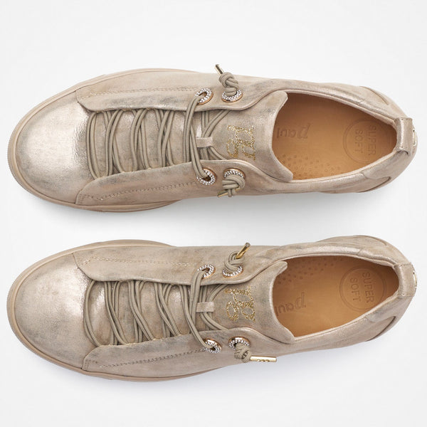 Paul Green Sneakers Glossy Antic 5417-066 Sand