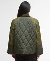 Barbour jakke Martha LQU1840 quilt kort army