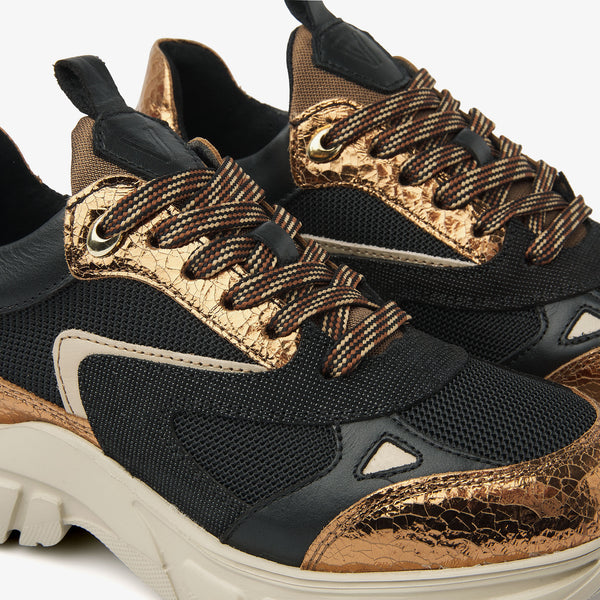 Via Vai Sneakers Sue Rose Dragon Combie bronce