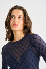 Hype The Detail Bluse 3-300-14-49 Navy