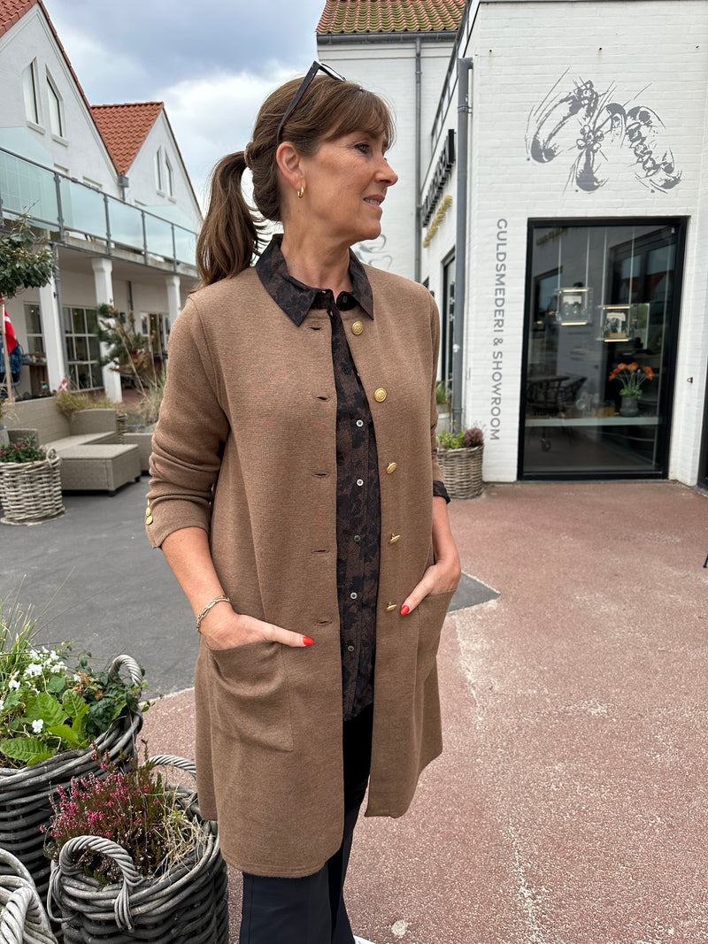 Stenstrøms Cardigan Astrid 4501516151 Camel 264