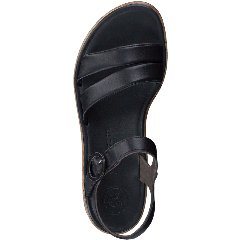 Paul Green Sandal Softnappa Sort 6112-02x