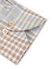 Stenstrøms skjorte flannel 612711-9251 sand