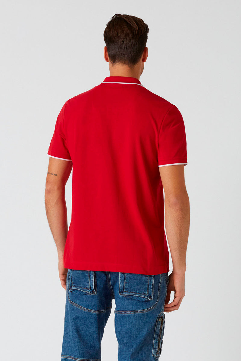 Aeronautica polo t-shirt PO1308 rød