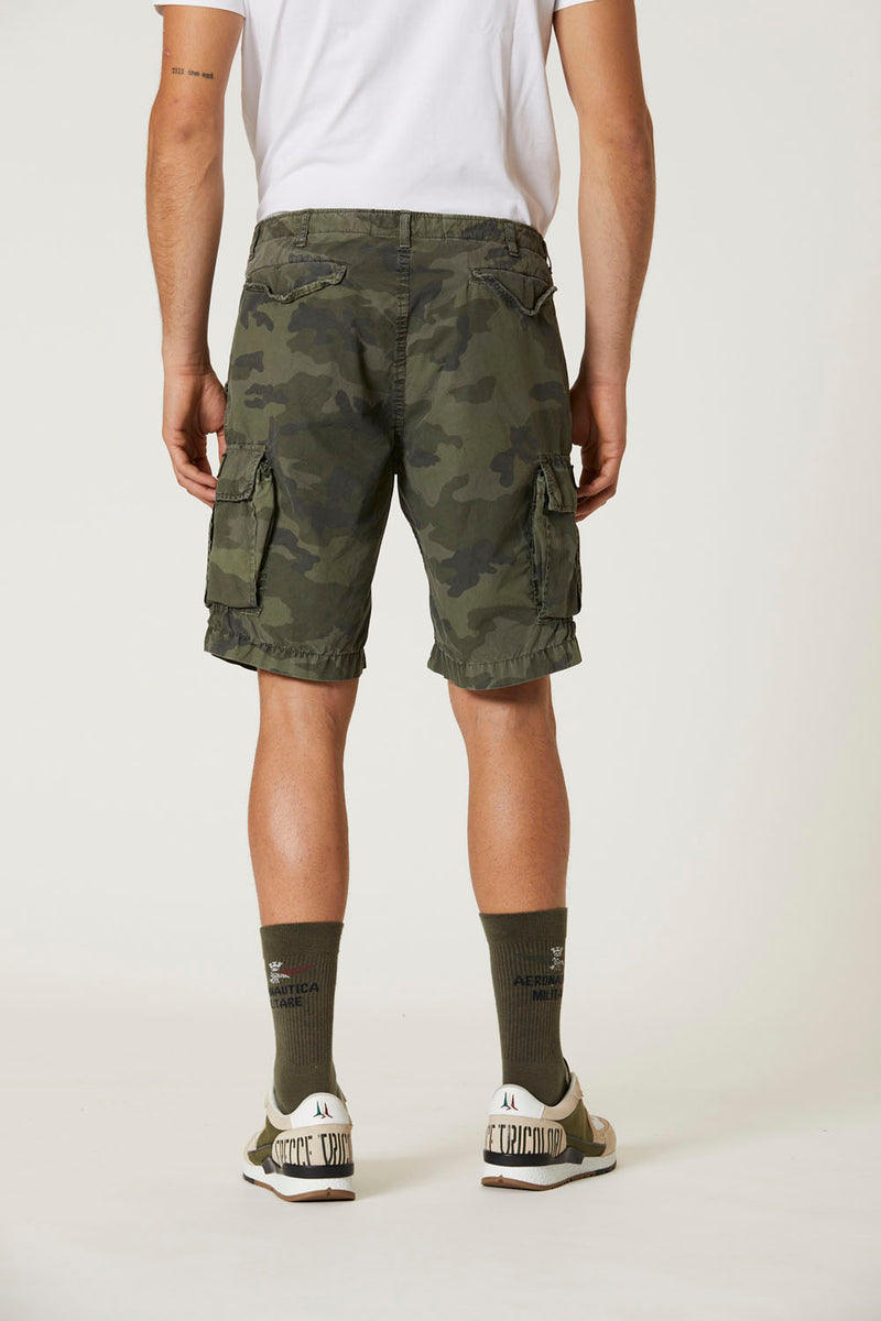 Aeronautica shorts BE178 army camu