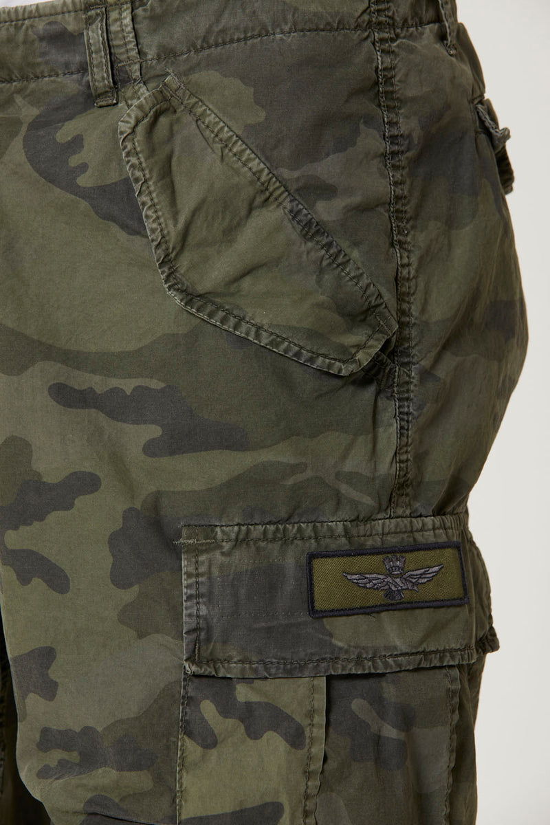 Aeronautica shorts BE178 army camu