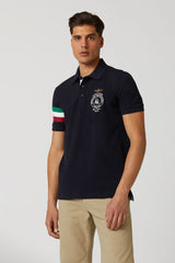 Aeronautica polo t-shirt PO1676 navy