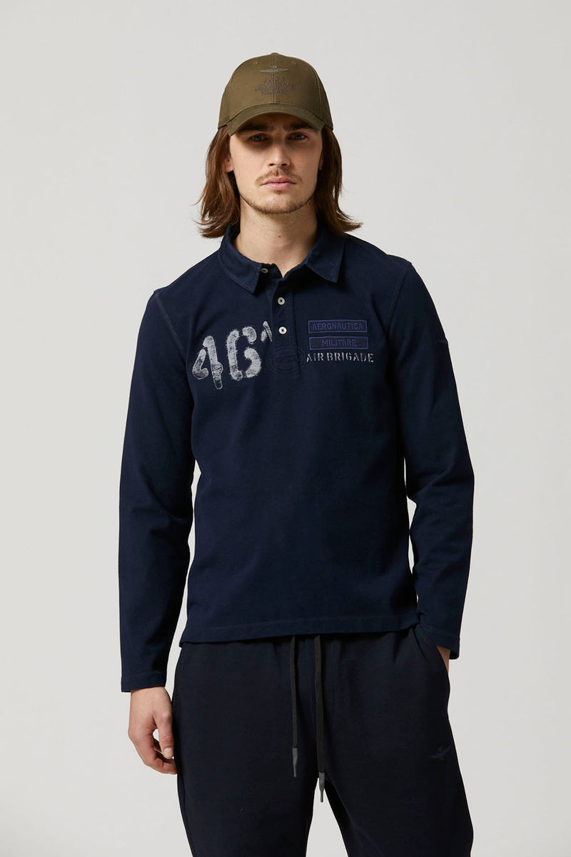 Aeronautica sweatshirt PO1708 navy