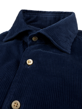 Stenstrøms fløjlsskjorte 673721-9089 navy