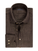 Stenstrøms hørskjorte regular 674721 9170 brun/280