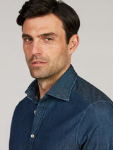 Stenstrøms denimskjorte 674921-7995 denim