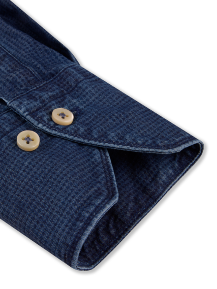Stenstrøms skjorte 675721 8895 fitted, indigo