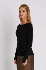 Rue de Femme Melody Knit RDF397 Col. Black