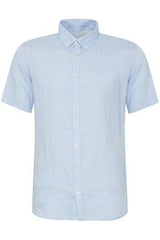 Casual Friday Hørskjorte 20504661 lyseblå 154030