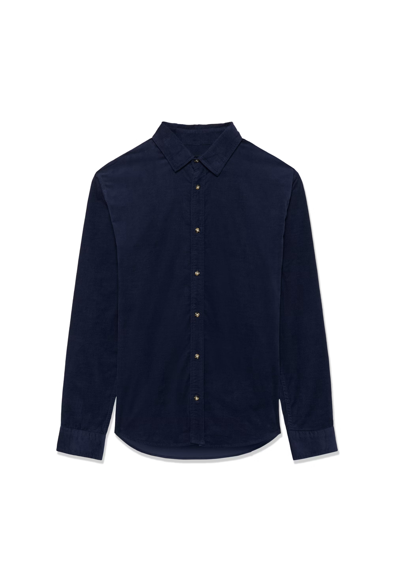 Matinique skjorte fløjl Trostol 30206348 navy