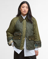 Barbour jakke Martha LQU1840 quilt kort army