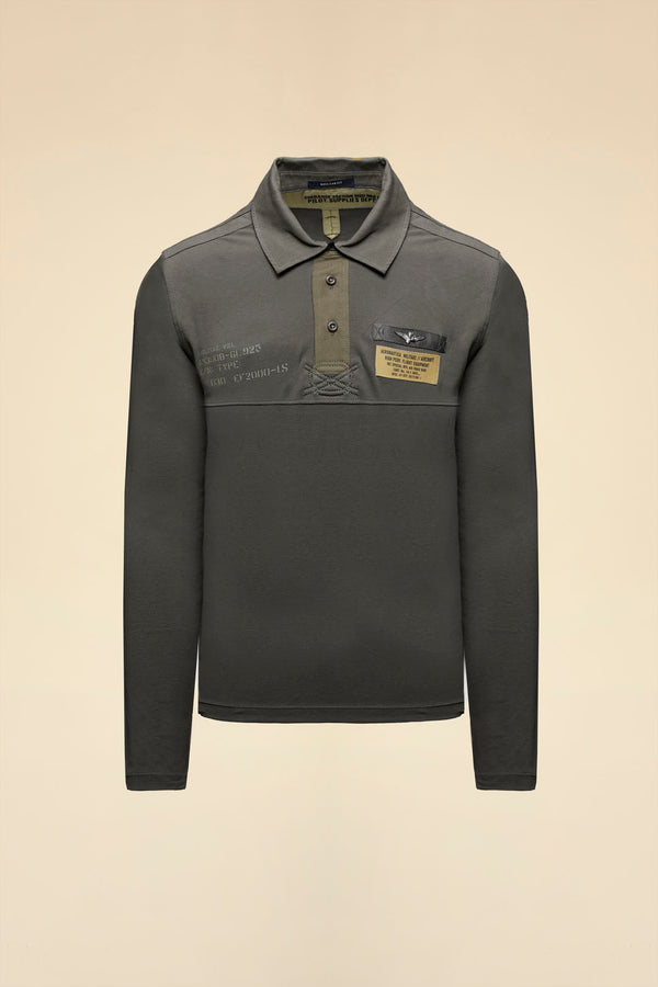 Aeronautica LS Polo 252PO1897UP00173 grey 34400