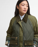 Barbour jakke Martha LQU1840 quilt kort army