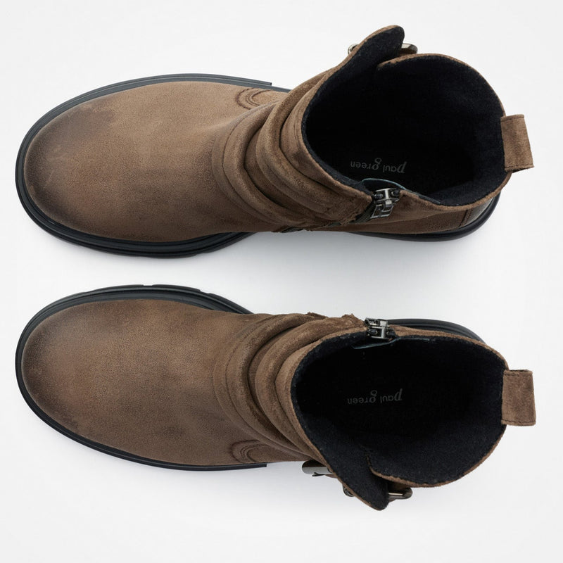 Paul Green Støvle Soft Suede Earth 9035-03x Brun