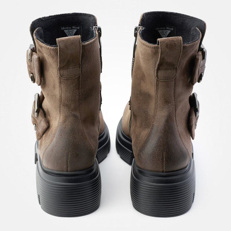 Paul Green Støvle Soft Suede Earth 9035-03x Brun