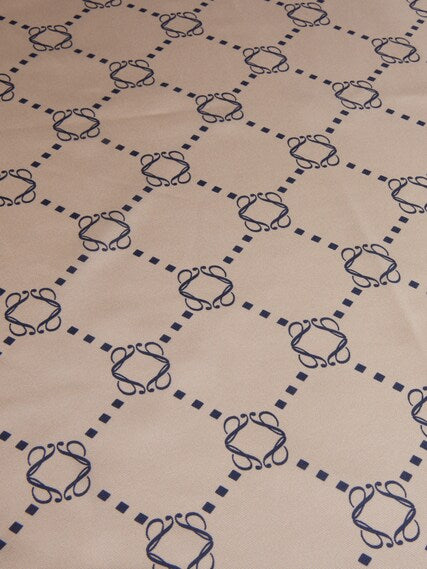 Stenstrøms Silk Scarf 9314910000 Hvid/Navy 191