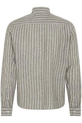Casual Friday Hørskjorte 20505461 grå 190614