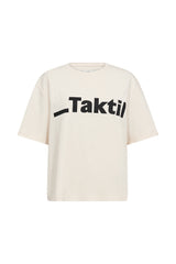 Atelier Taktil Paris Logo Tee A1009 Col.Pearl white