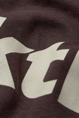 Atelier Taktil Paris Logo Tee A1009 Col.Espresso Brown