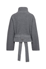 Atelier Taktil Svala Zip Jacket Knit A1151 Col.Gre