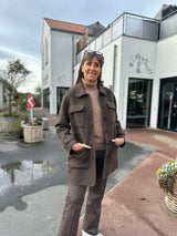 Gustav Frakke Dicte Coat 62314 6935 Col. Brun 92981