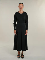 Stenstrøms Ketty Skirt Knit 4050946833 Col.Black