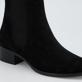 Paul Green Soft Suede Black Støvle 8271-020