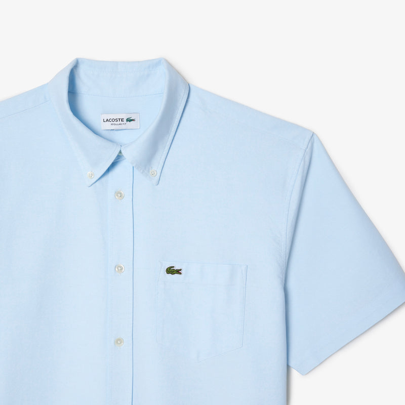 Lacoste skjorte oxford CH1917 lysblå