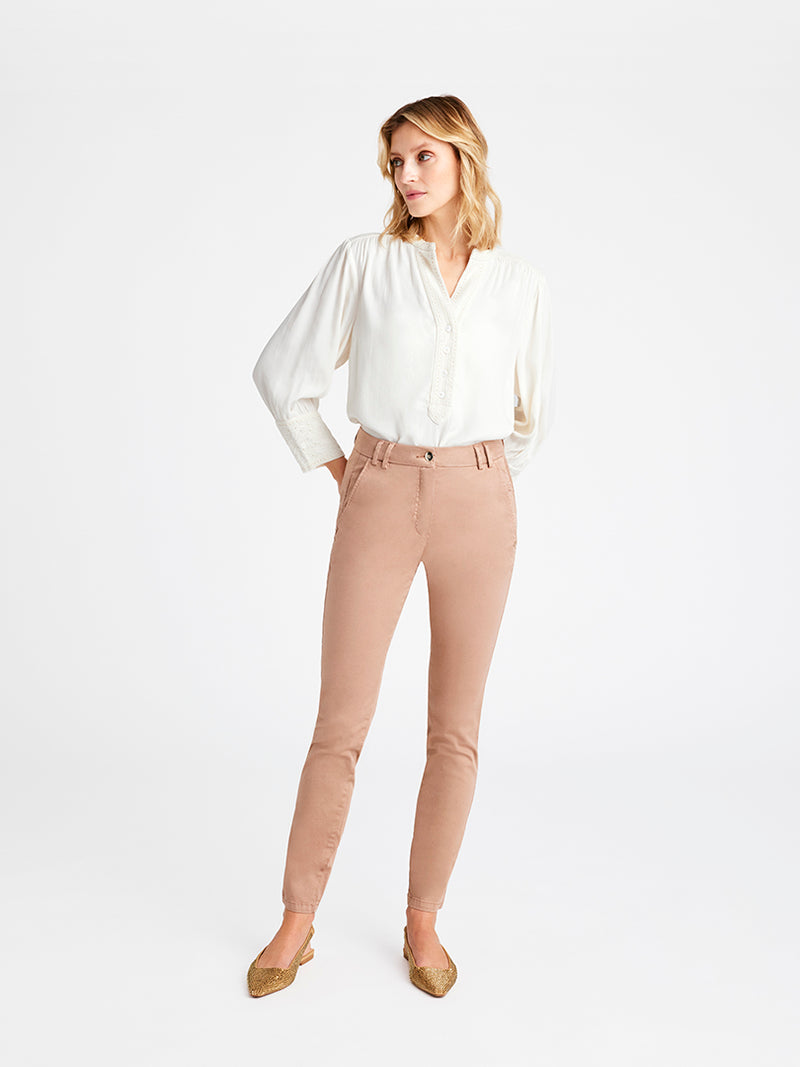 Gustav Bukser Carli classic chino 6528 Sand 2061