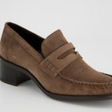 Paul Green Soft Suede Earth Loafers 1260-005