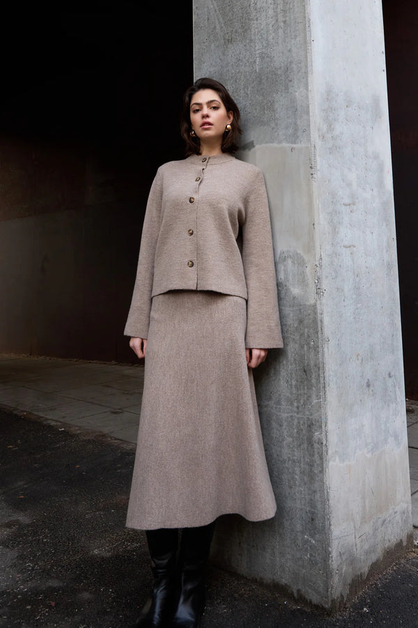 PBO Mantra Meadow Knit Jacket PBO1359 Col. Sand