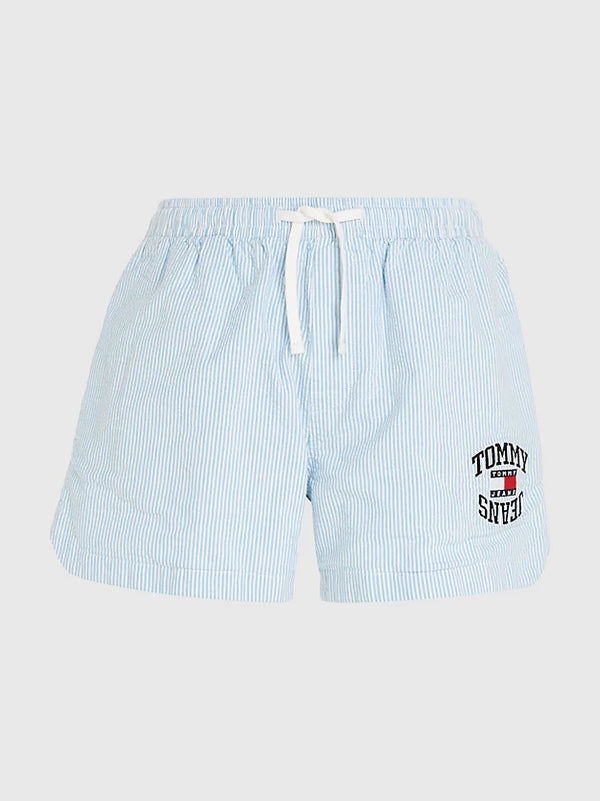 Tommy Jeans shorts Seersucker 16294 lysblå